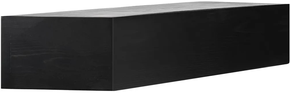 Półka na Kominek 121 cm Drewniana Sosnowa Wisząca do Salonu Espresso