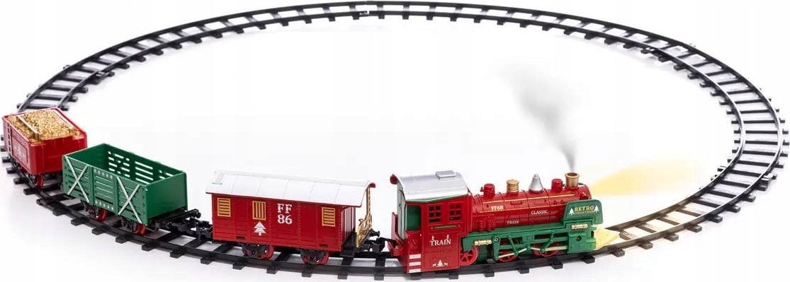 Fééric Lights and Christmas Kolejka bożonarodzeniowa z prawdziwą parą