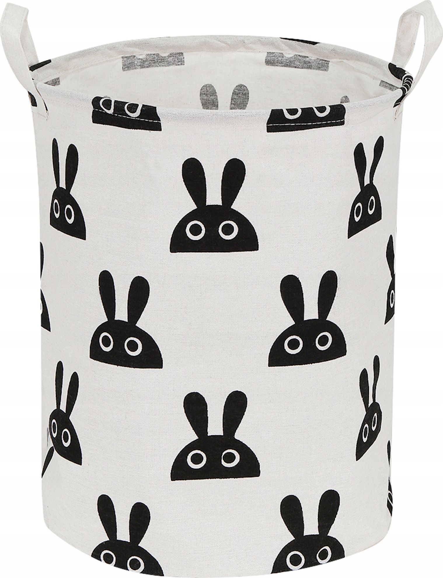 Kosz na pranie Severno w króliki