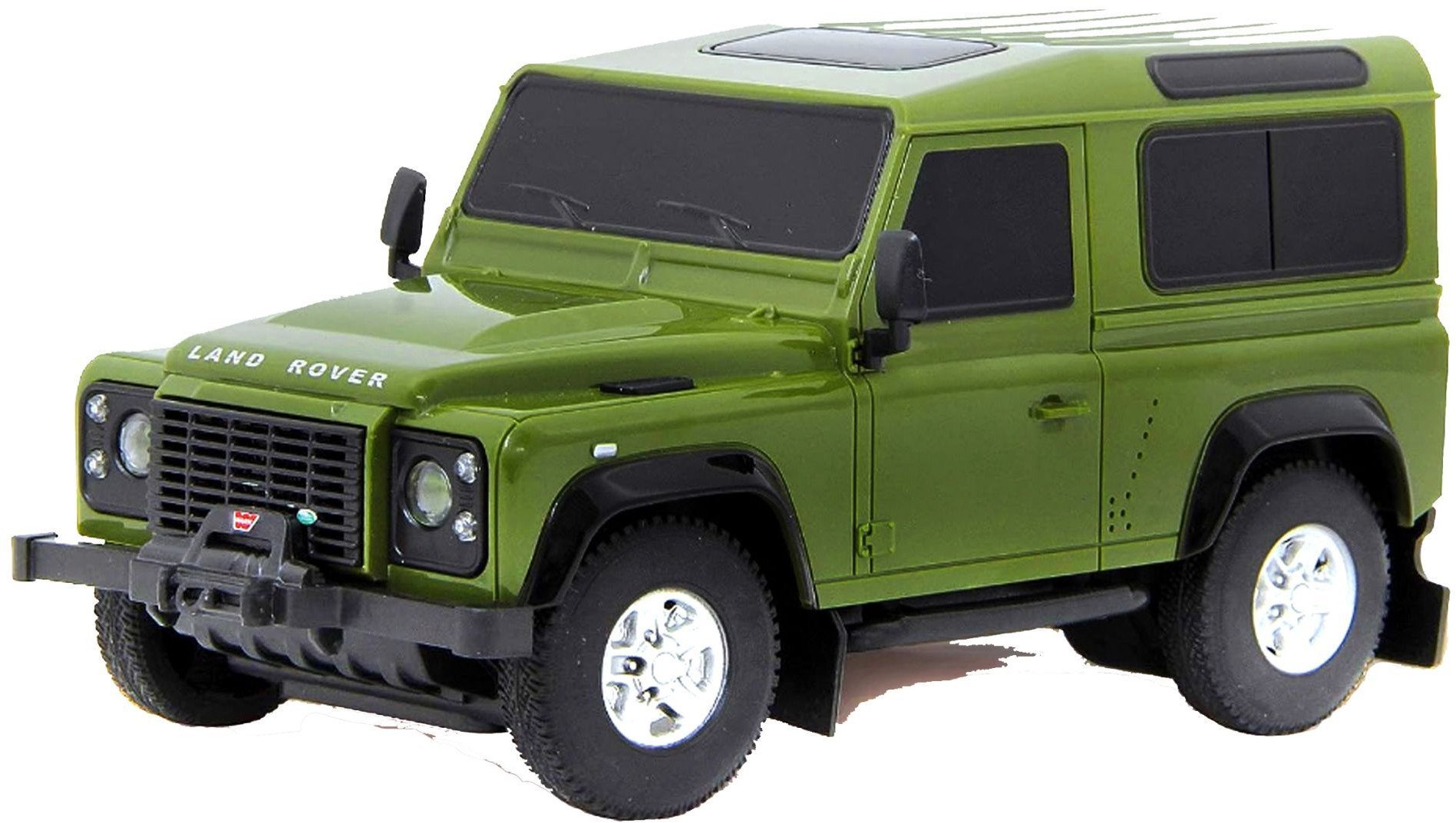 Land Rover Defender R/C skala 1:24 Rastar 78500 samochód sterowany zielony