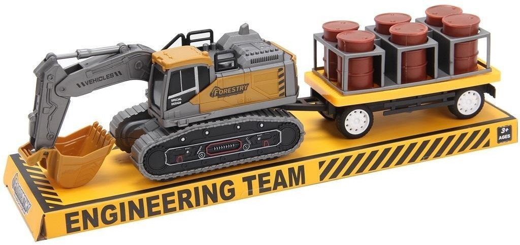 Koparka z przyczepą