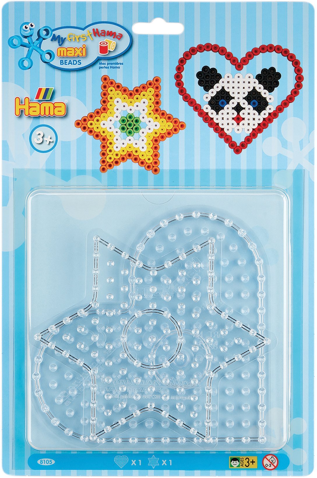 Revell Hama maxi płytki stwórcze w kształcie serca i gwiazdy TR