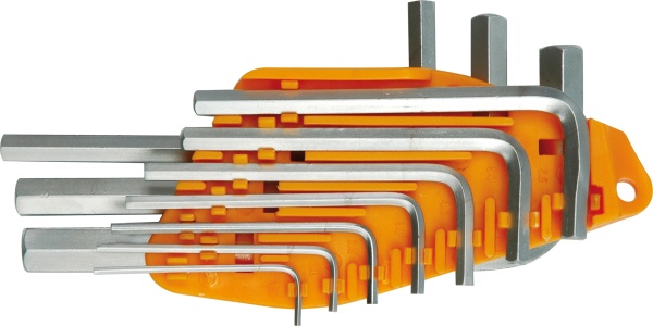 Vorel Zestaw kluczy imbusowych hex typ L 1,5-10mm 10szt. (56393)