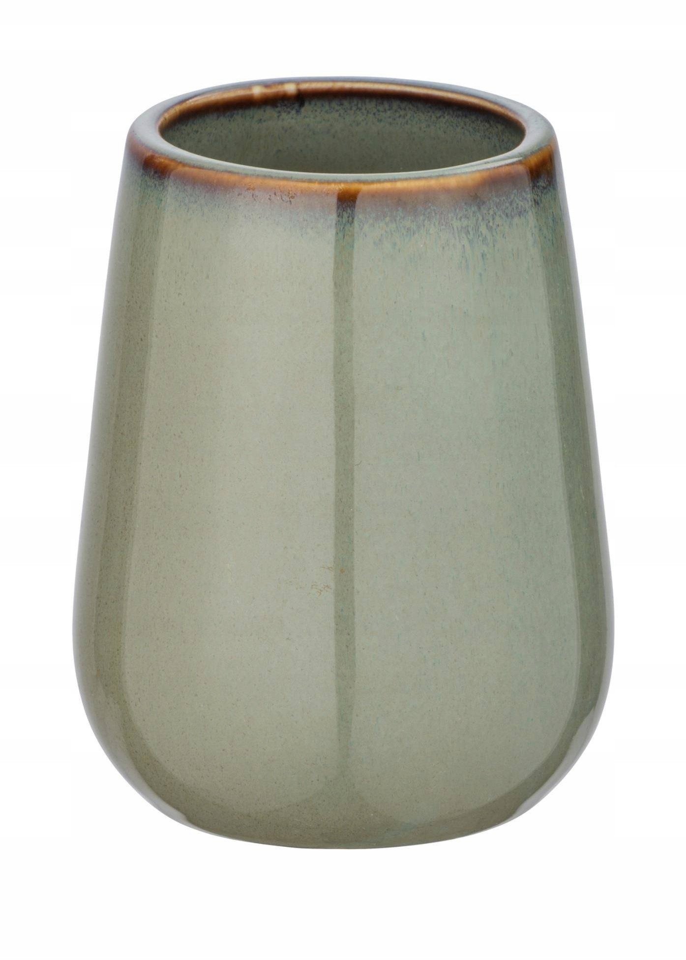 Pojemnik na szczoteczki do zębów SIRMIONE, ceramiczny, Ø 8 cm, WENKO