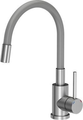 Bateria kuchenna Steiner Maggie stojąca szara (84818011)