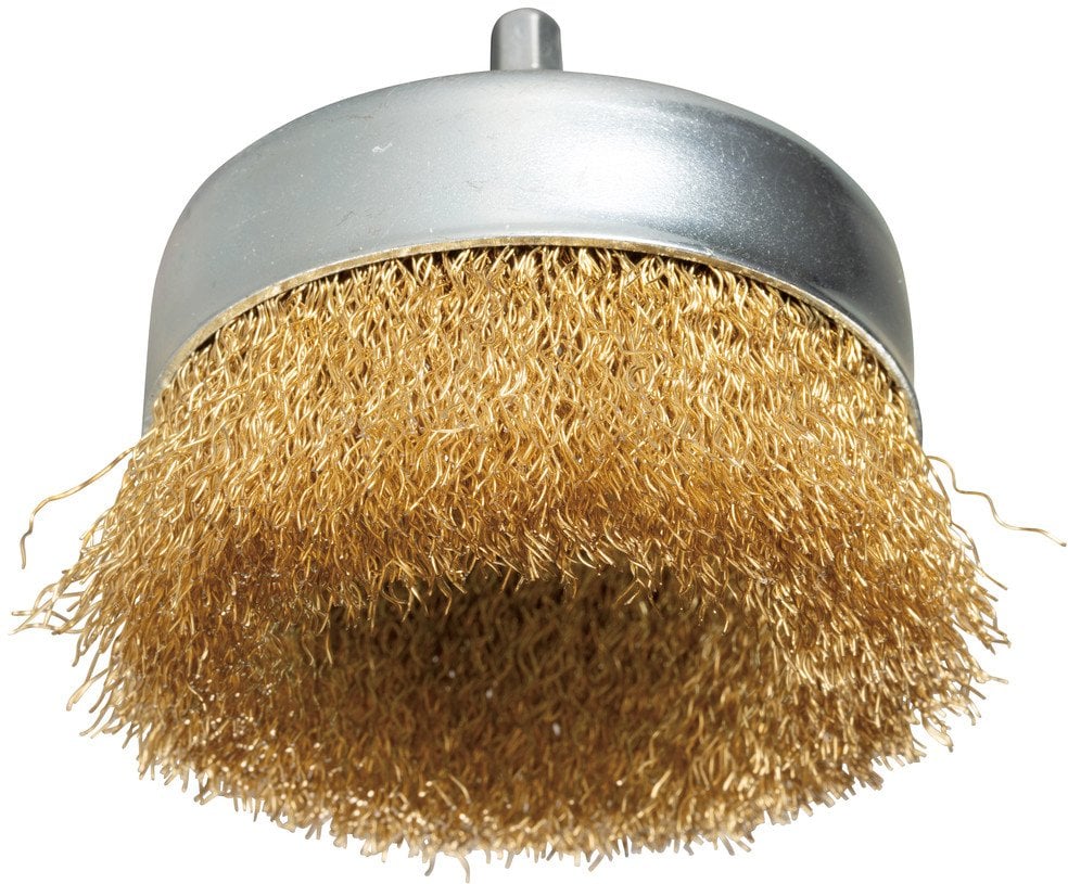 WIRE CUP BRUSH (BRASS COATED)