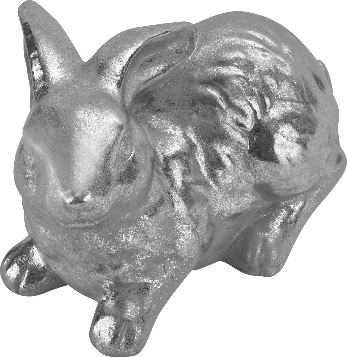 Figurka Zając srebrna