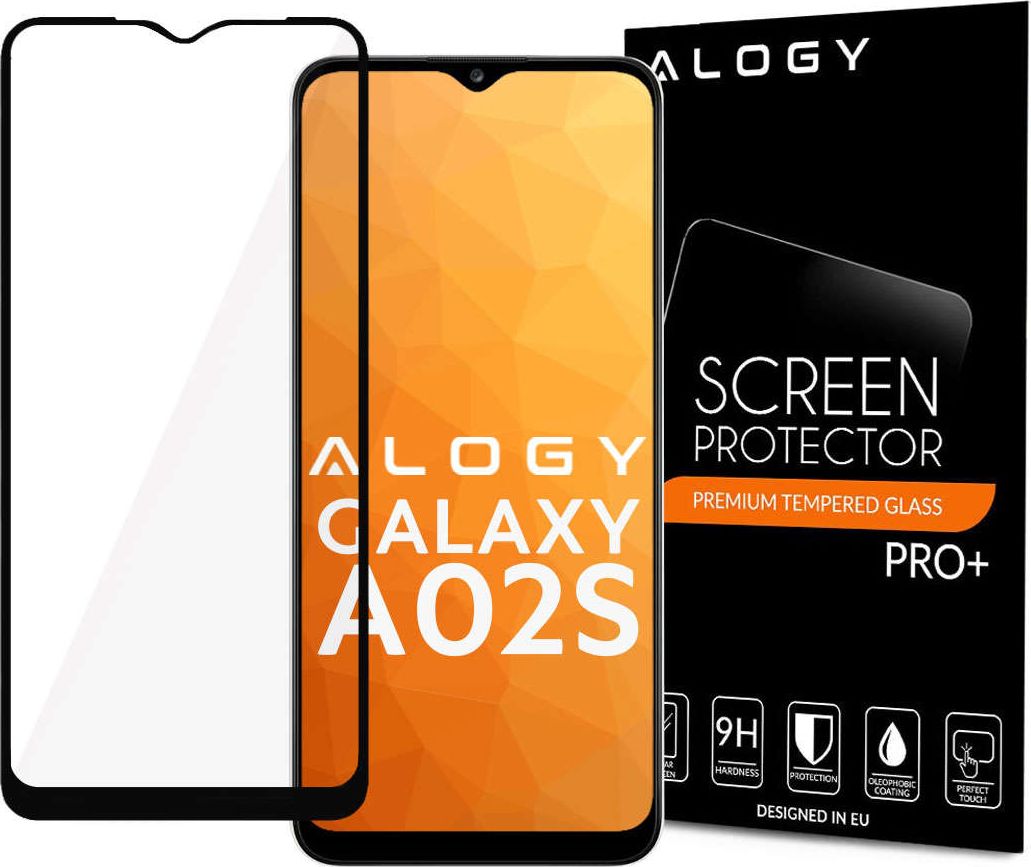 Alogy Szkło Alogy Full Glue case friendly do Samsung Galaxy A02s Czarne
