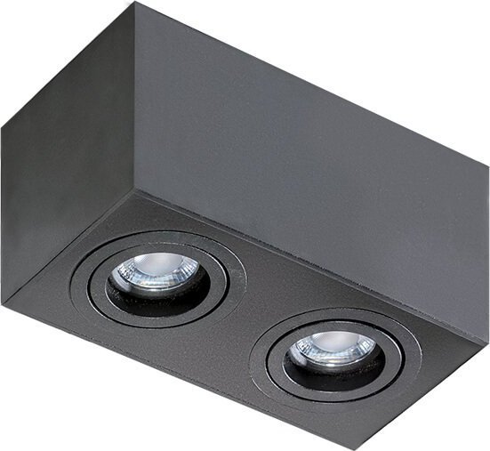 Lampa sufitowa Azzardo Plafon BRANT 2 SQUARE black (AZ 2827) - AZZARDO