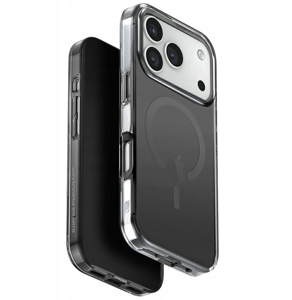 Etui UNIQ Clario do Apple iPhone 17 Pro Magclick Charging czarny