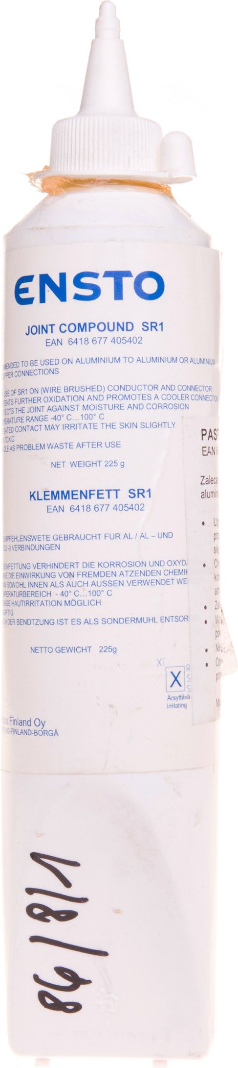 Ensto Pasta stykowa na powierzchnie aluminiowe SR1