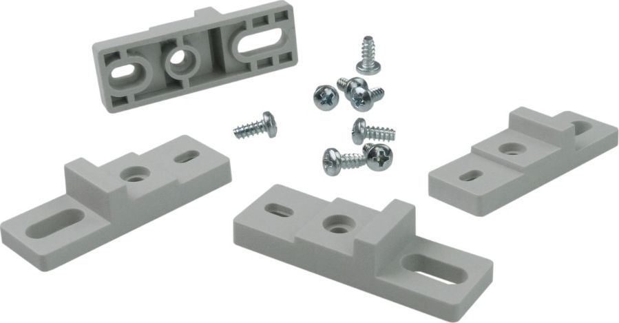 Marlanvil 4 szt. Uchwyty montażowe ścienne do rozdzielnic modułowych HIGHT 1.940.ST M-L 0020