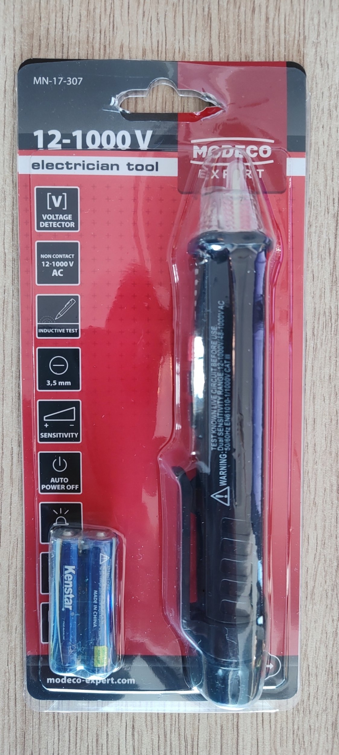 Próbnik napięcia bezkontaktowy 12-1000V MN-17-307