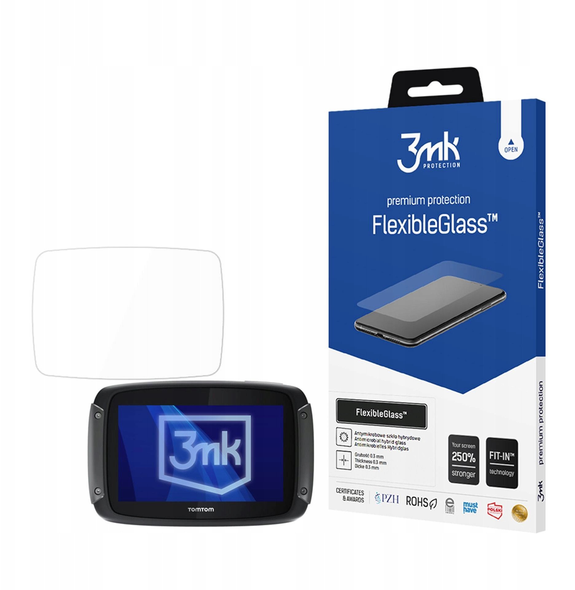 Tomtom Rider 550 - 3mk FlexibleGlass