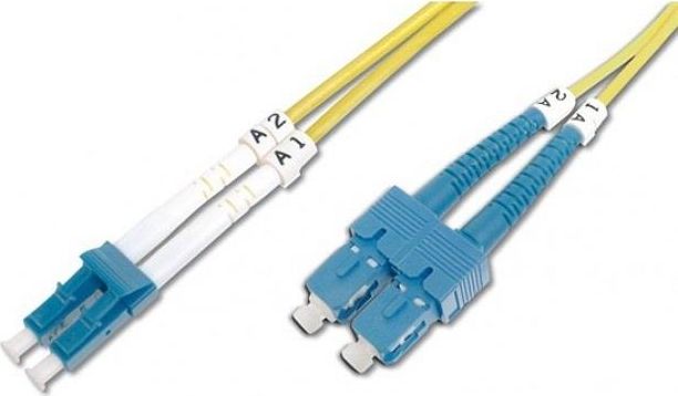 Intellinet Network Solutions Intellinet Światłowód krosowy LC-SC duplex 3m 9/125 OS2 jednomodowy