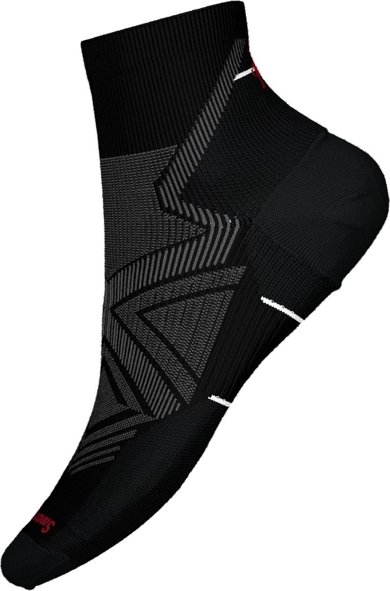 Smartwool U'S Run Zero Cushion Ankle Socks, 001 | black, XL
