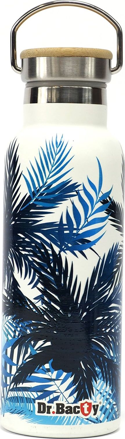 Dr.Bacty Butelka na wodę Dr.Bacty 500ml Blue Palms