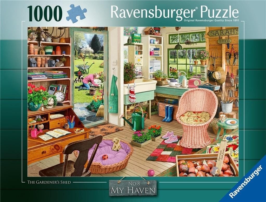 Ravensburger Puzzle Szopa ogrodowa 1000 elementów