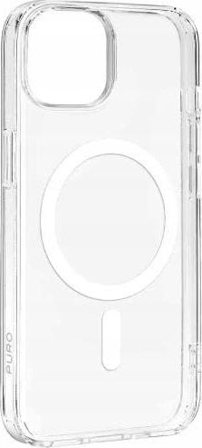 Puro Etui silikonowe Puro Lite Mag MagSafe do iPhone 15 Pro - przezroczyste