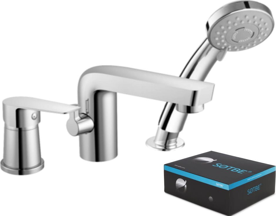 Bateria wannowa Sotbe Nea 3-otworowe chrom (NEA-BS3-60253488)