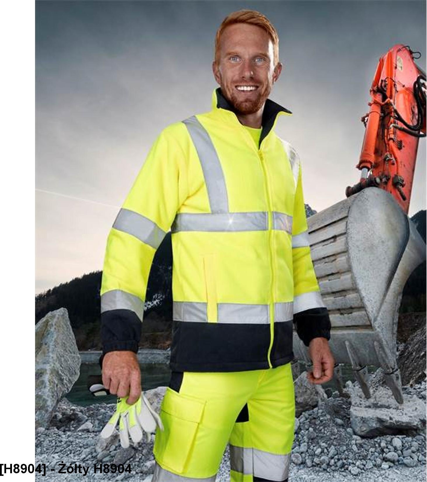 Ardon HiViz REF - bluza polarowa - Żółty H8904 XL
