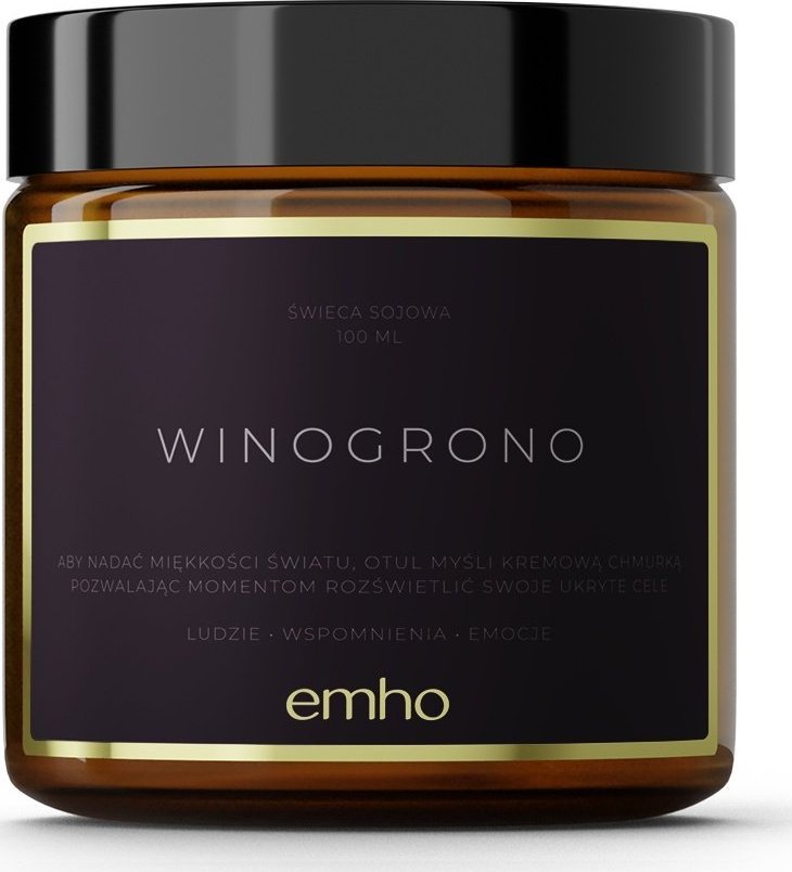 Emho Świeca sojowa zapachowa WINOGRONO