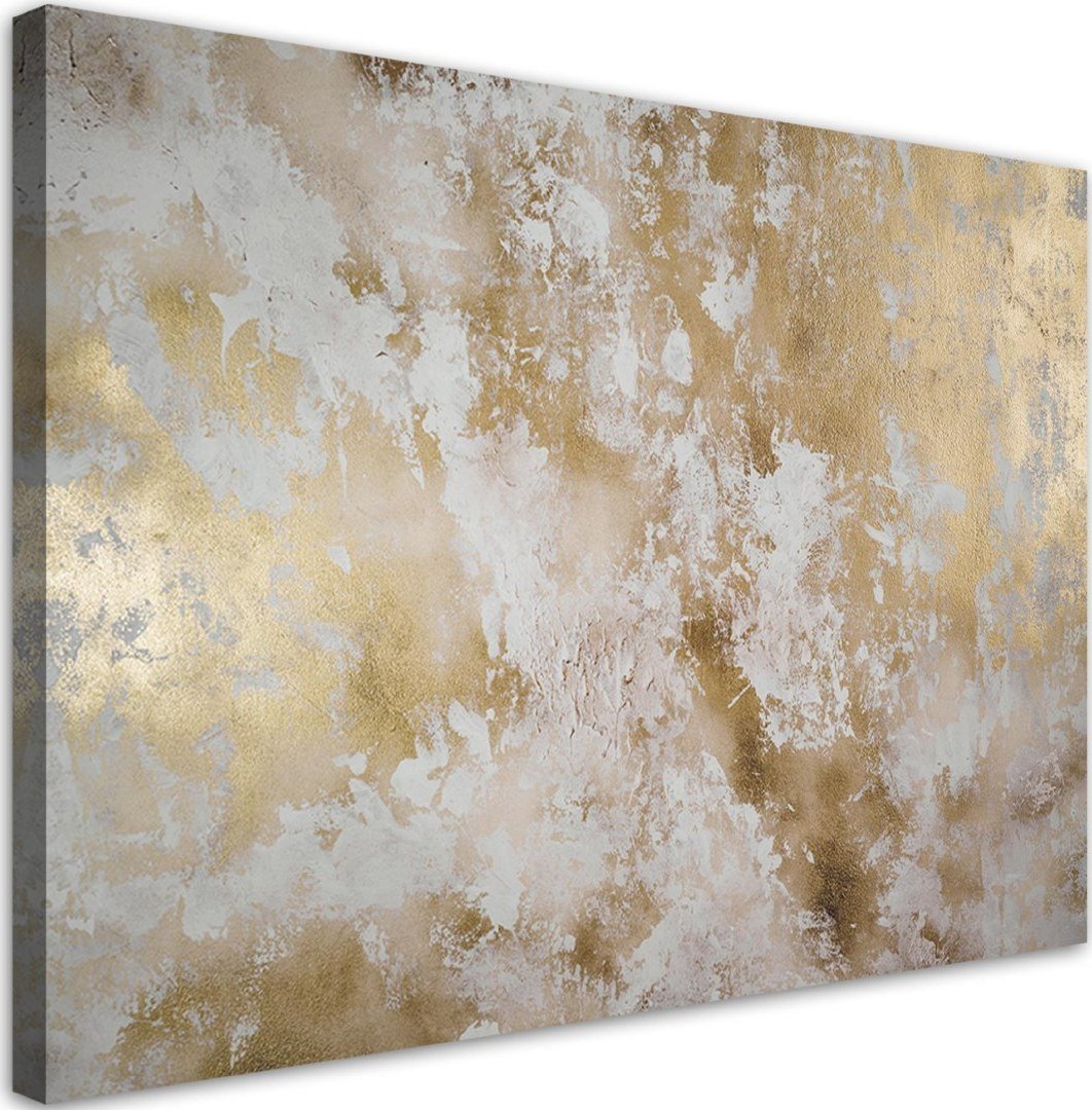 Feeby Obraz na płótnie, Złote plamy abstrakcja - 120x80