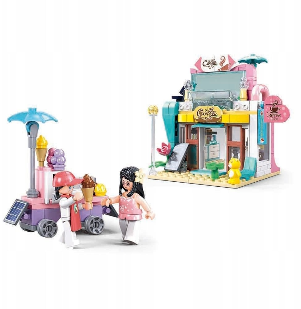 Sluban SLUBAN Czajniczek i lodówka konstruktor, 241 detalė, 6+