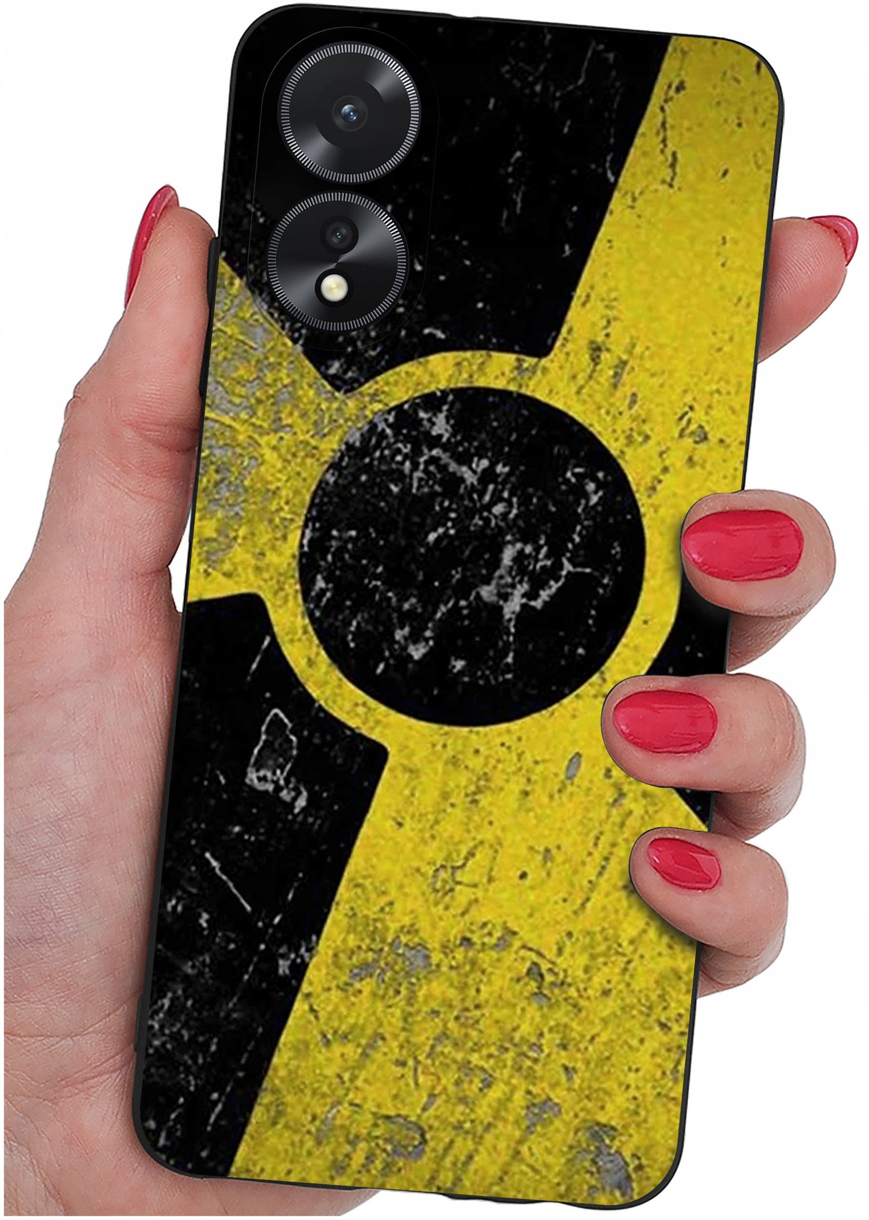 ETUI do Oppo A38 4G WZORY |SILIKONOWE MATT CASE + SZKŁO 9H