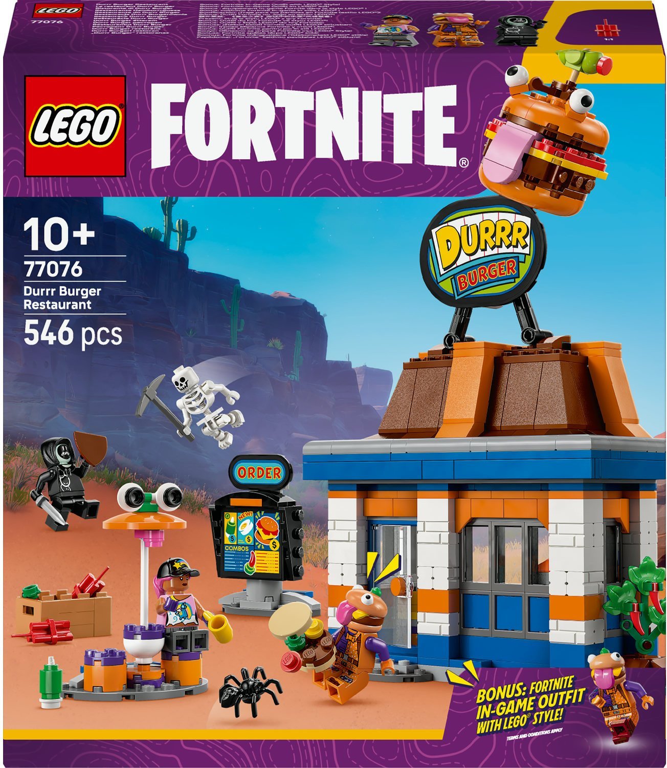LEGO Fortnite Restauracja Durrr Burgerownia (77076)