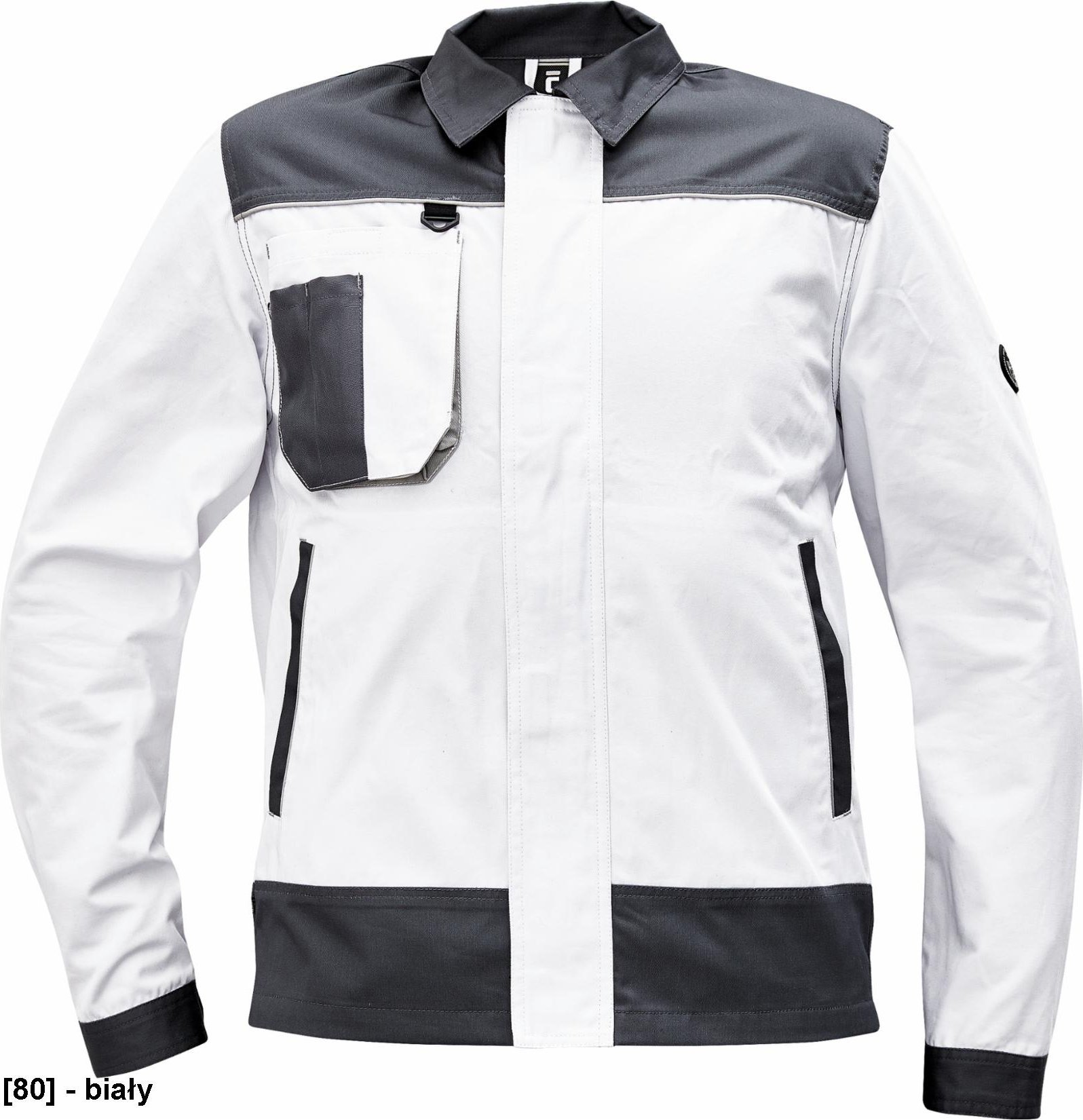 CERVA CREMORNE kurtka - męska kurtka robocza z wytrzymałej tkaniny, 60% bawełna, 40% poliester - biały 50