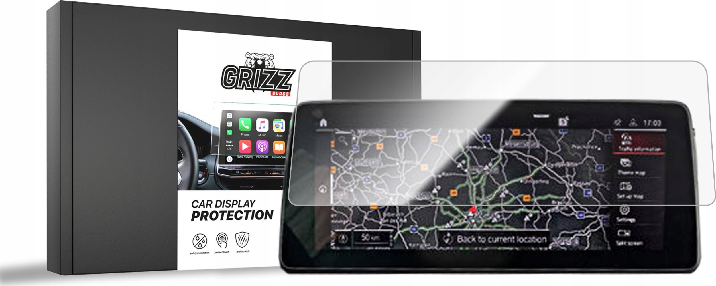 GrizzGlass Folia ceramiczna GrizzGlass CarDisplay Protection do BMW X2 F39 2018-2023