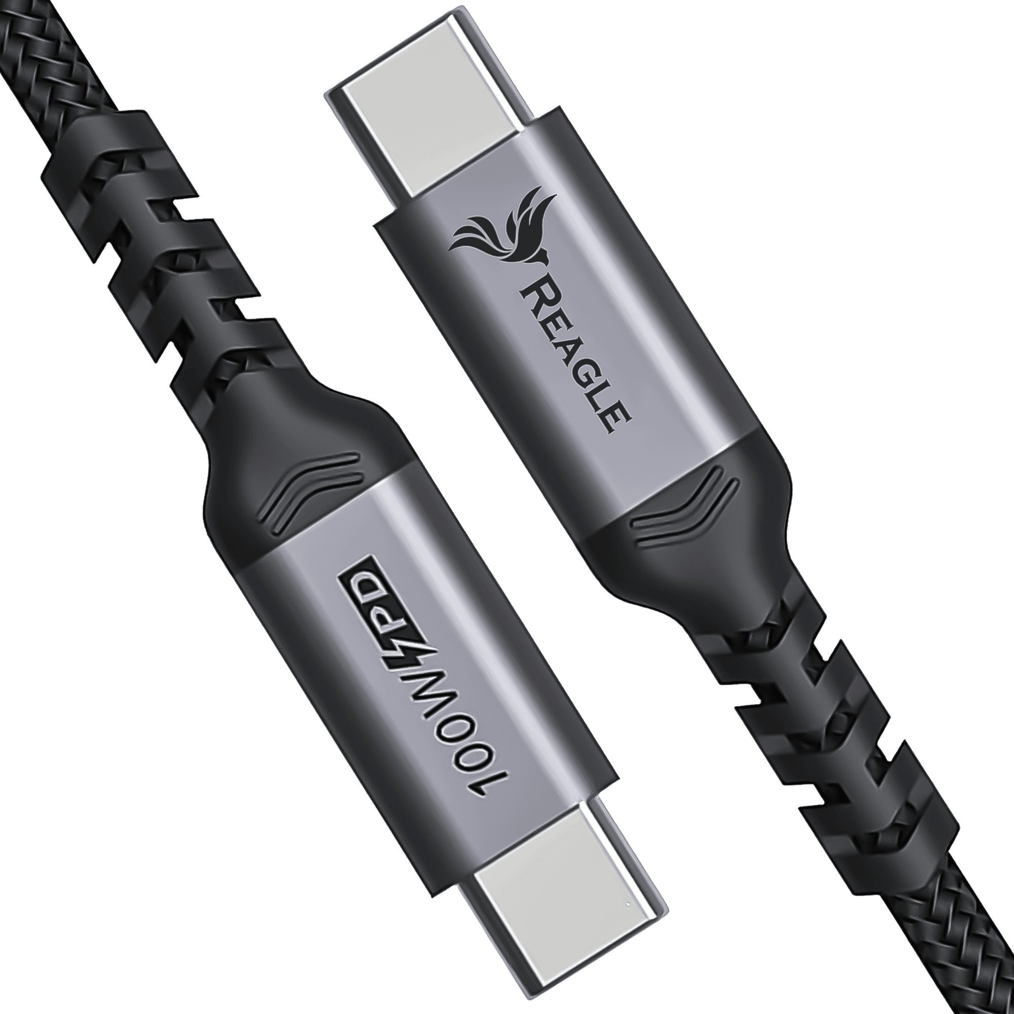 Kabel USB Reagle USB-C - USB-C 0.5 m Czarny