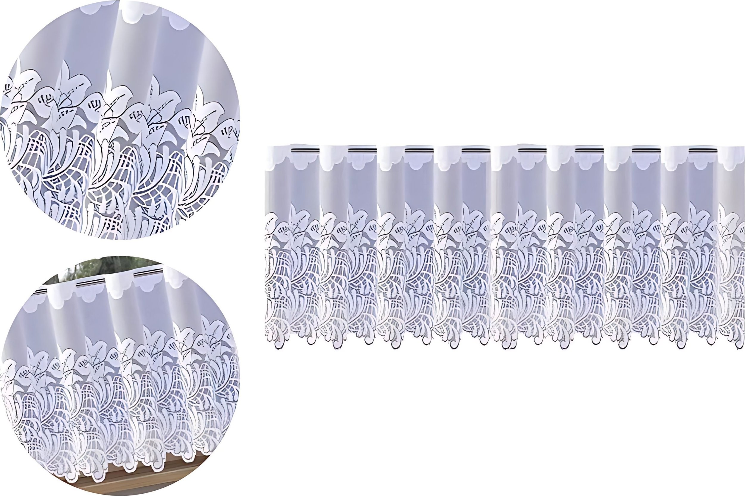 Firanka Nivi wysokość 50 cm DomoweTekstylia | WN83N2 050