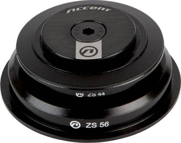 Accent Stery pół-zintegrowane HSI-BASIC Taper 1-1/8-1.5, łożyska kulkowe, czarne uniwersalny