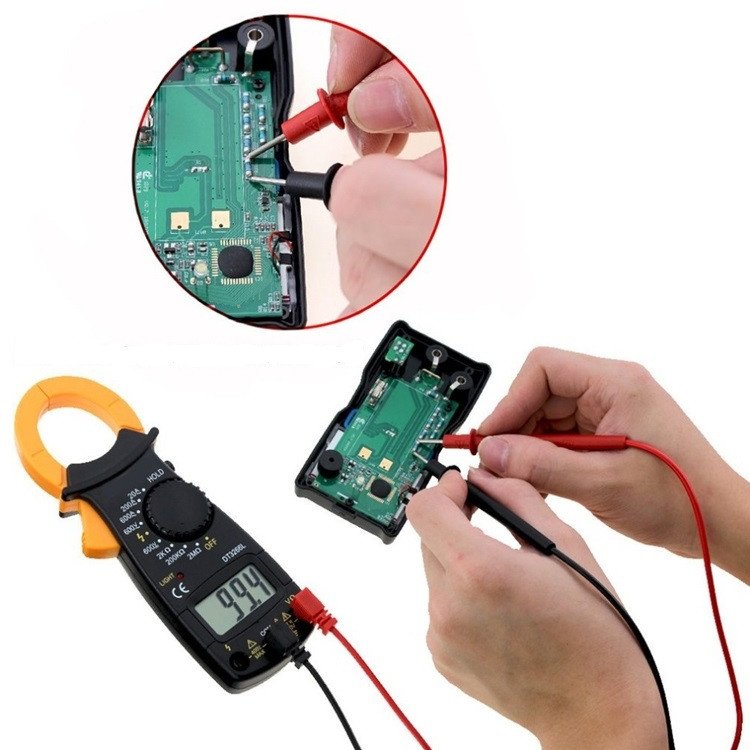 MIERNIK MULTIMETR CĘGOWY CYFROWY ELEKTRONICZNY LCD UNIWERSALNY