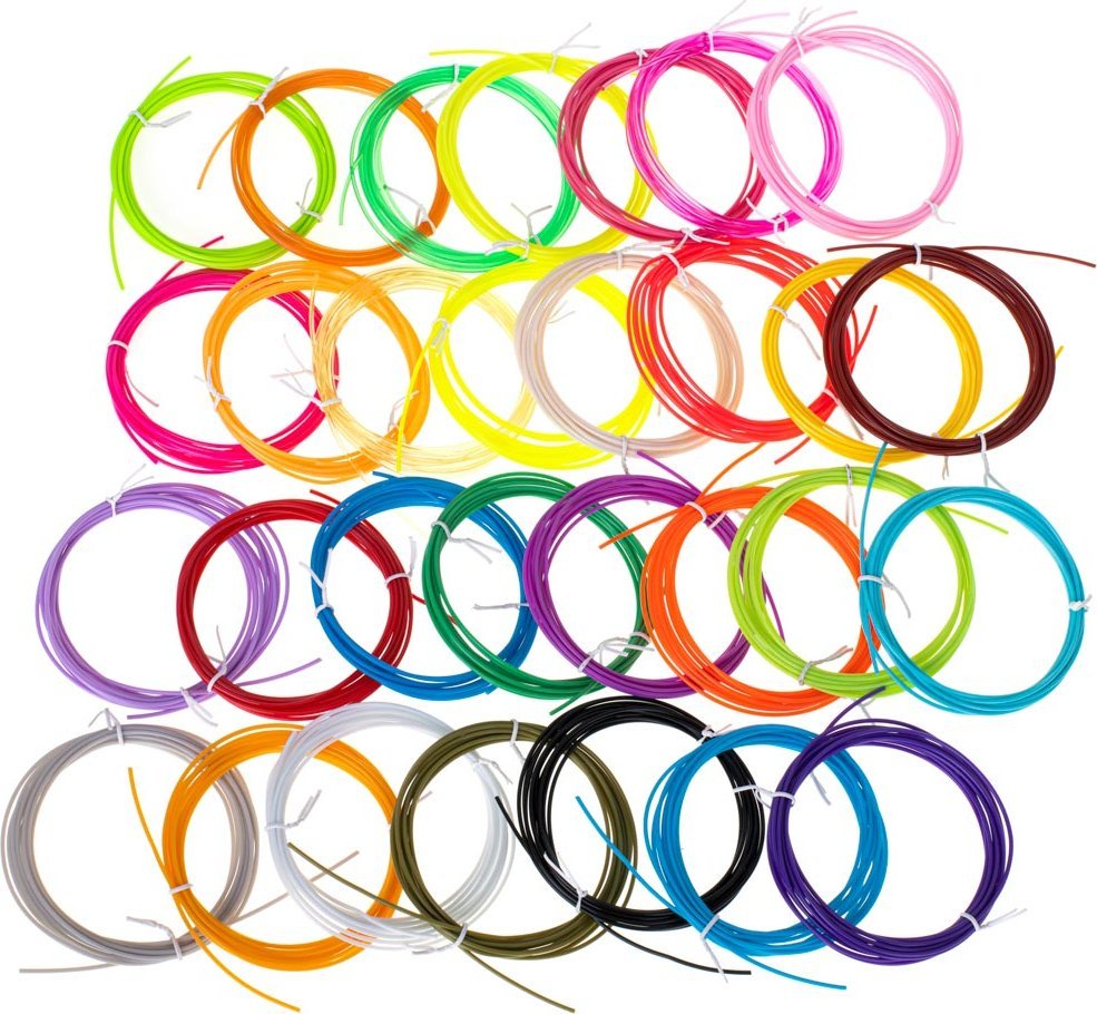 KIK Wkłady do długopisu 3D filament 30szt x 3m