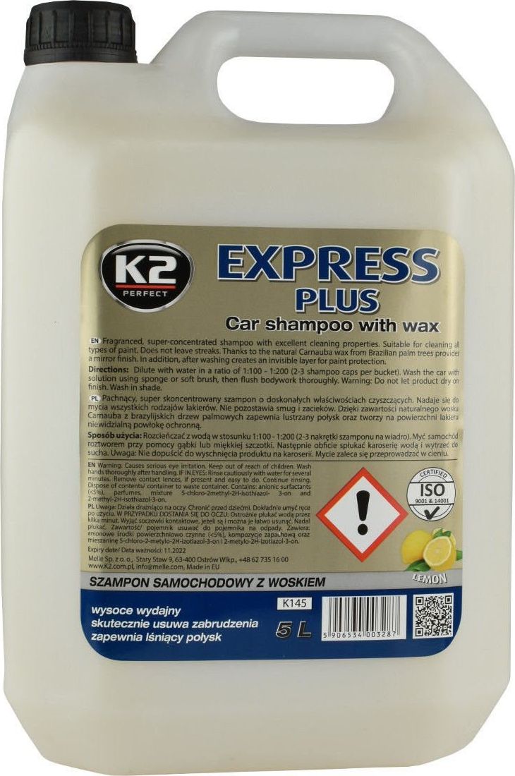K2 K2-SZAMPON EXPRESS + MYJE I WOSKUJE 5L