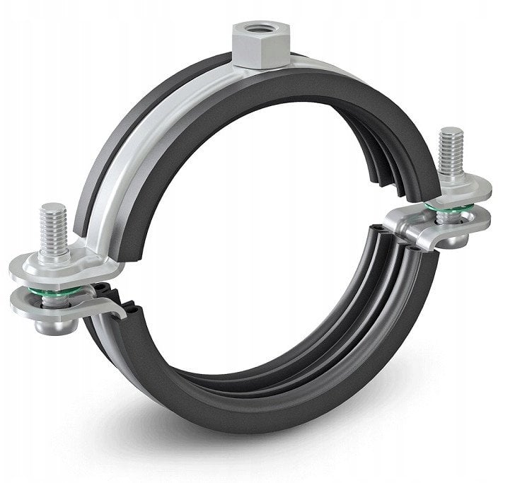 Obejma pojedyncza HOBBY z okładziną 1/2” BK (20-24)