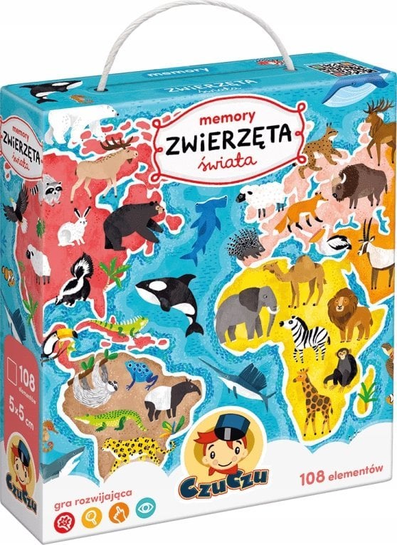 Czuczu Gra Memory Zwierzęta świata