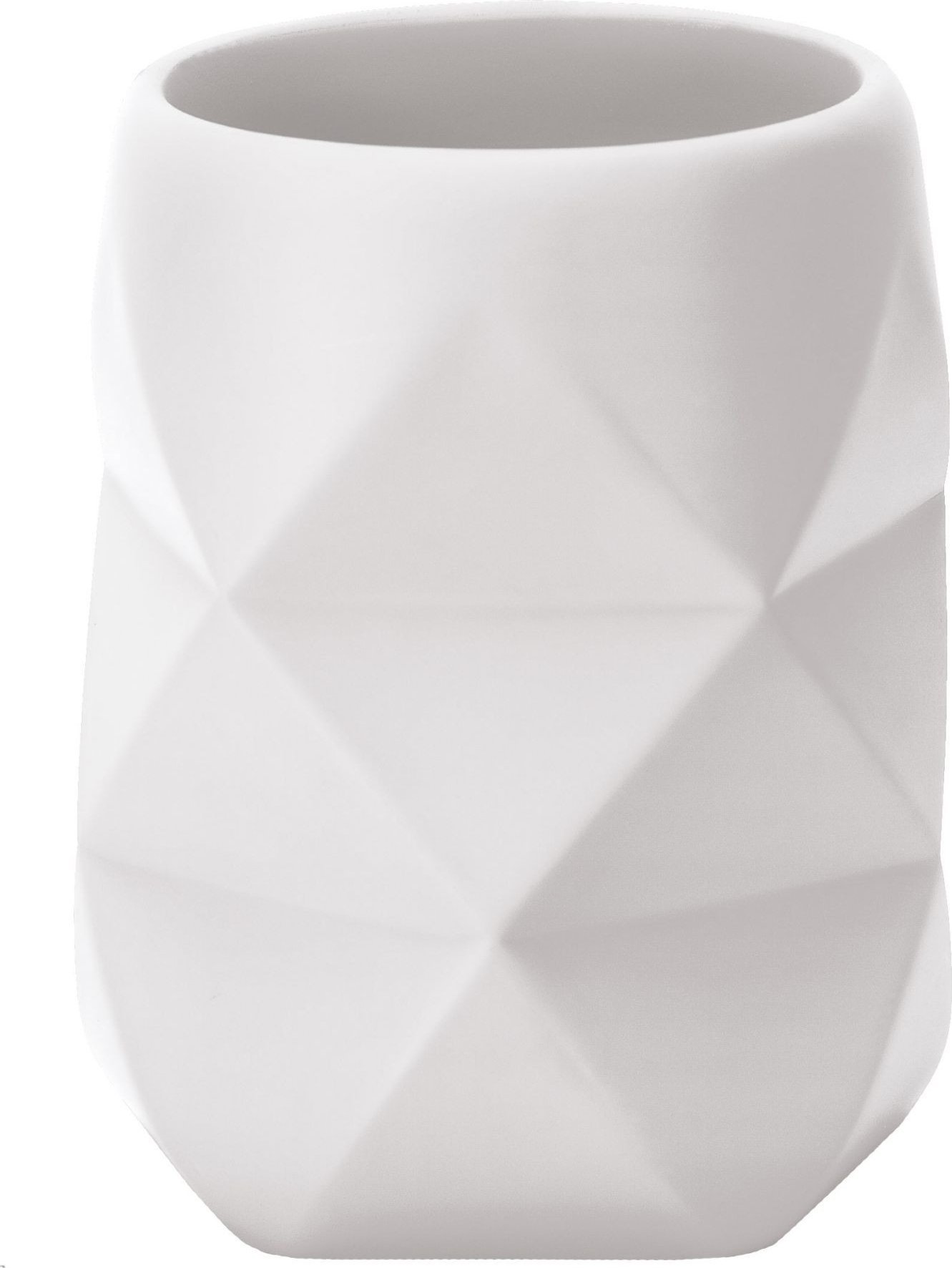 Kleine Wolke Crackle Kubek łazienkowy biały