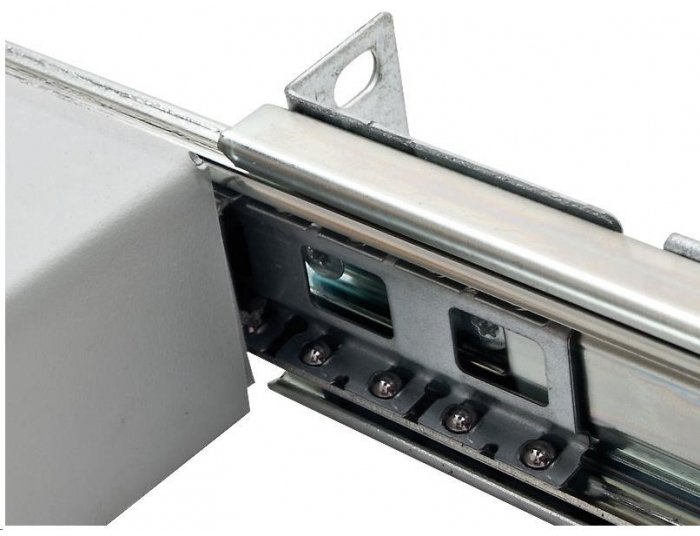 Triton półka do szafy 19 wysuwana black 1U 550mm