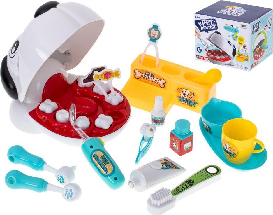 9 Planet Pies piesek u dentysty chory ząbek wylecz zęba