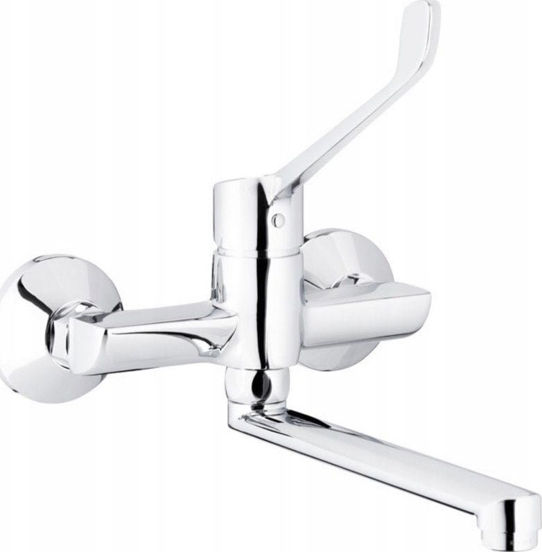 Bateria kuchenna KFA BATERIA MEDICO NEW, SPECJALNA, KUCHENNA, ŚCIENNA Z UCHWYTEM MEDYCZNYM, CHROM