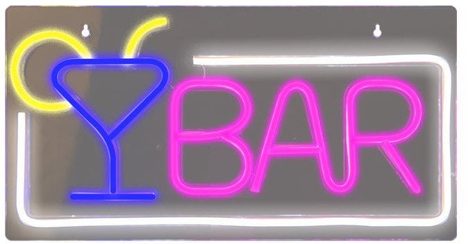 Lampa stołowa SBS Mobile Led lampa Chill Time Ready Neon effect 8018417516511 LUNEONBAR (8018417516511)