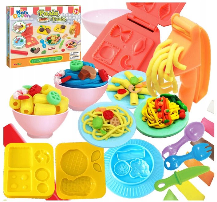 Ciastolina ciastomasa maszynka ciasto masa plastyczna plastelina makaron