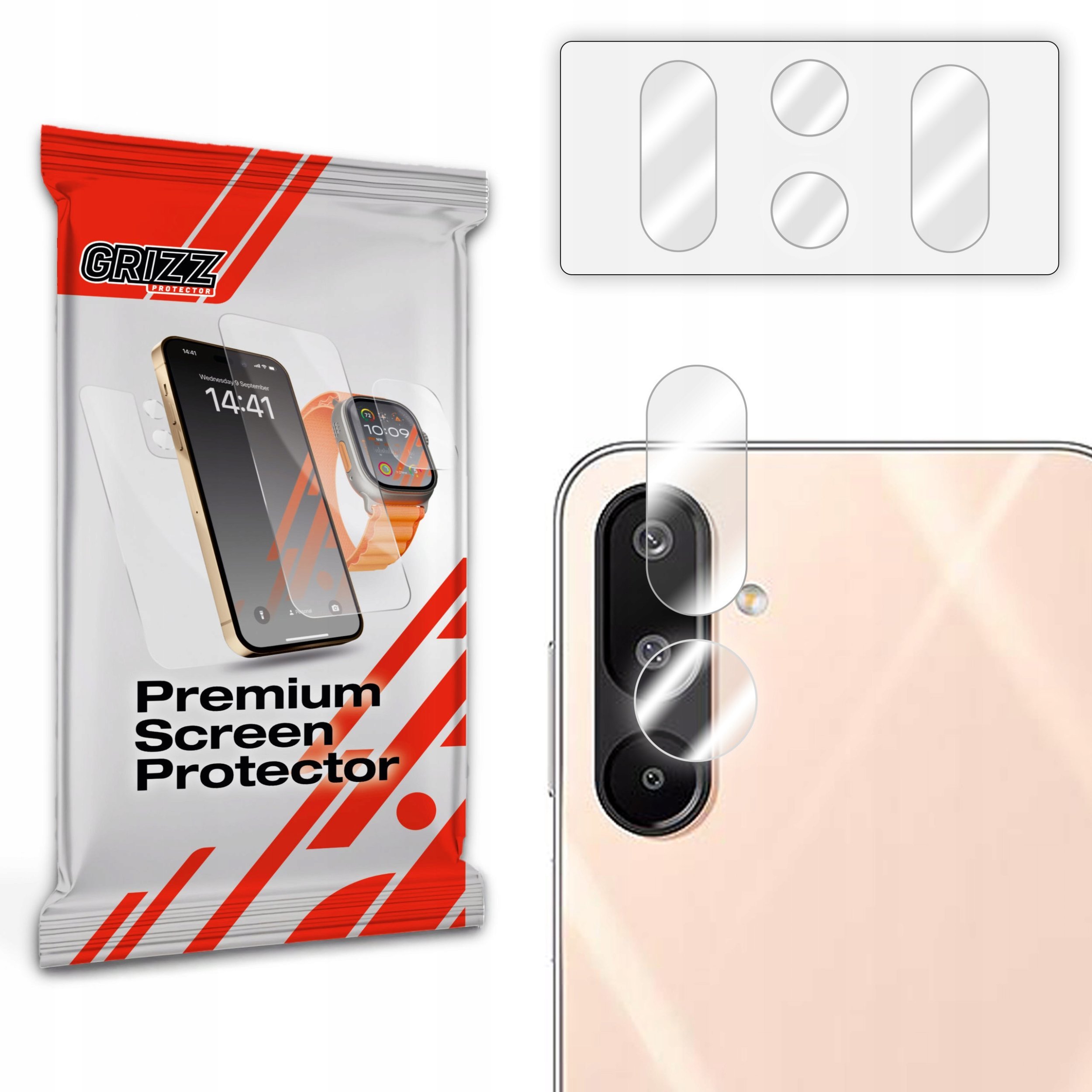 Szkło na aparat GrizzGlass HybridGlass Camera do Samsung Galaxy M16