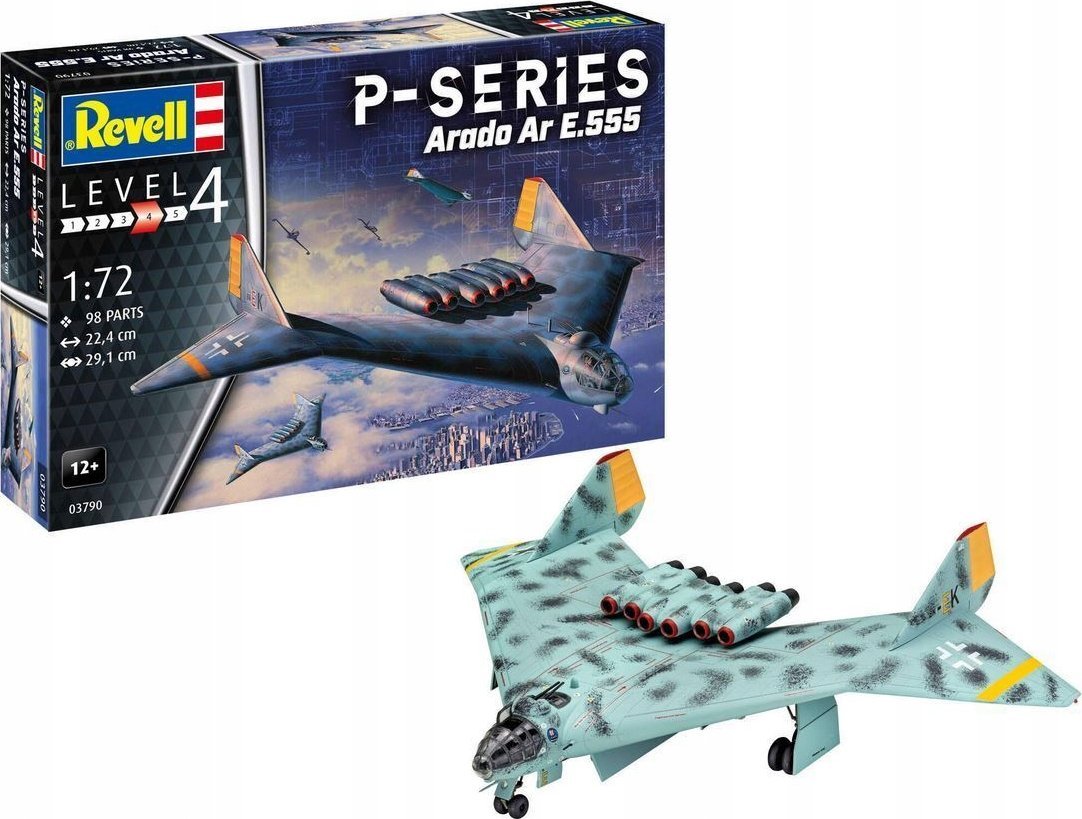 Revell Model plastikowy Samolot P-Series Arado AR E.555 1/72