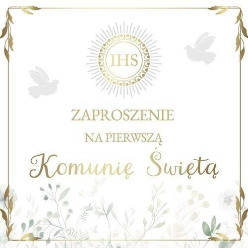 Zaproszenie Komunia (10szt)