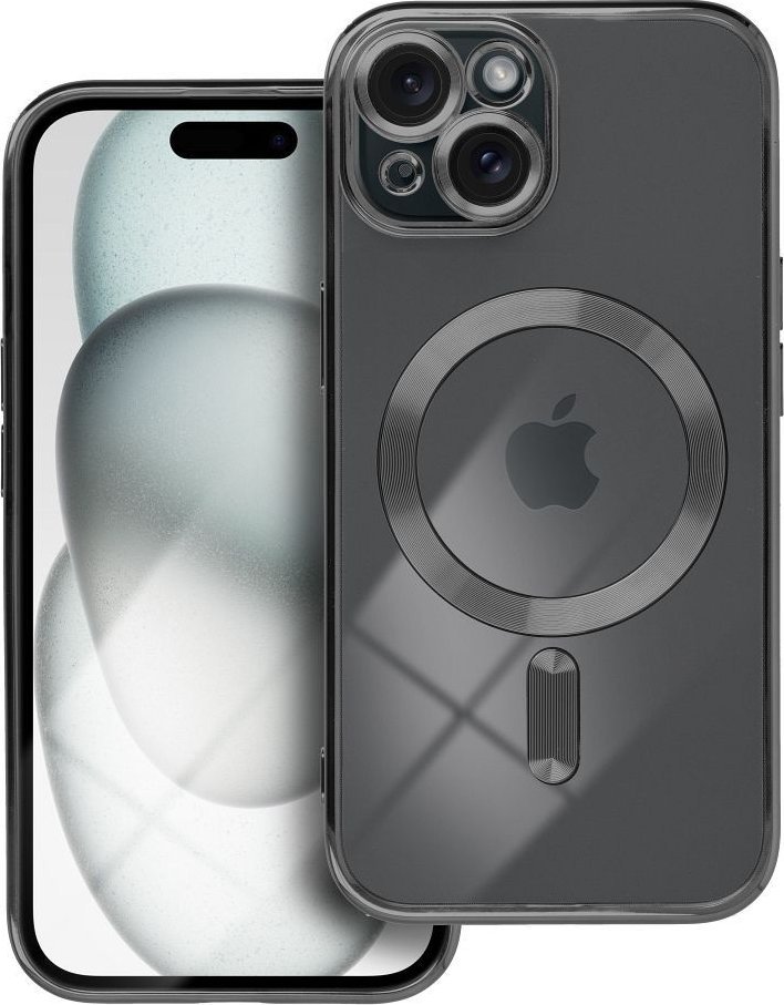 OEM Futerał ELECTRO MAG COVER kompatybilny z MagSafe do IPHONE 15 czarny